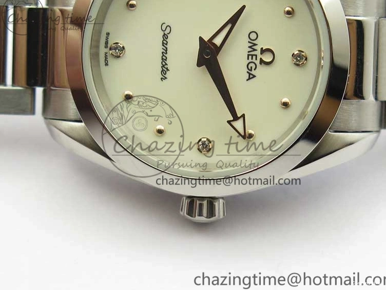 0302 Aqua Terra Seamaster ZF 1:1 Best Edition White Dial on SS Bracelet Gen Lightweight 7903